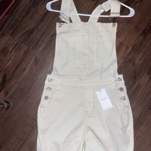 Judy Blue Cream Jumpsuit Overalls